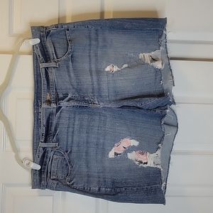 Lane Bryant Distressed Jean Shorts